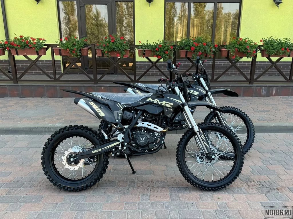Эндуро мотоцикл MMZ S009 — надёжный кроссовый байк 300cc для бездорожья